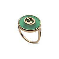 Anillo Gucci Mujer Interlocking in Oro YVB786604002016 - YVB786604002016
